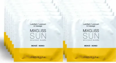 Immagine prodotto di Mixgliss - Lubrificante A Base Silicone Aroma Monoi 12 Monodose 4Ml