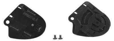 Produktbild von Ls2 Ff807 Helmvisier Mechanismus Kit Schwarz  Schwarz One Size