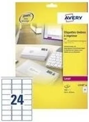 Immagine prodotto di AVERY Adress-Etiketten SPECIAL, 63,5 x 33,9 mm, bianco