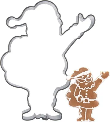 Immagine prodotto di Tagliapasta Babbo Natale Stampo per biscotti e pan di zenzero