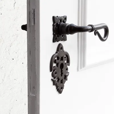 Produktbild von Drückergarnitur für Zimmertüren-Edles Design | BB | Eisen braun