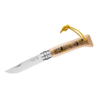 Produktbild von Opinel Messer No 08 Tour de France, Hainbuche, rostfrei, Sublimationsdruck
