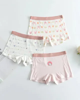 Mädchenunterhosen „Color Mix“, Bambus – 5er Pack (Größen 2–14 Jahre) - TOLLzWOOD