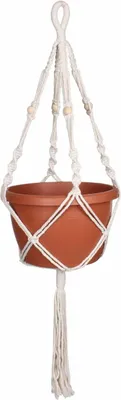 Image de Merco Flower Net 90 Suspension de pot de fleurs blanc