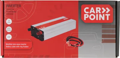 Zdjęcie produktu dla Przetwornica Carpoint 12 V > 230 V, 1500 W, z kablem do akumulatora