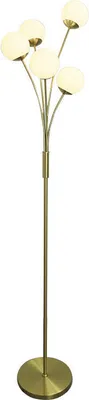 Produktbild von Olucia - STACY - Stehlampe - Messing / Weiß