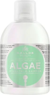 Zdjęcie produktu dla Kallos Algae Moisturizing Shampoo, 1000 ml, Szampon, Włosy zniszczone