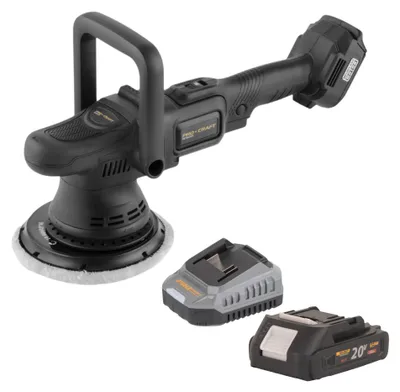 Produktbild von Procraft PM22bb Akku Poliermaschine 20 Volt 150 mm + 1x Akku 2,0 Ah + Ladegerät