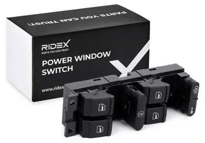 Produktbild von RIDEX 1761S0095 Fensterheberschalter für VW SHARAN (7M8, 7M9, 7M6) Vorne Fensterheber Schalter