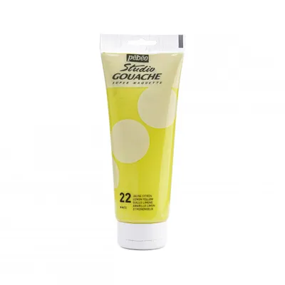 Immagine prodotto di Pebeo Studio Gouache, 220 ml, Zitronengelb