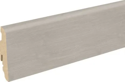 Produktbild von SKANDOR Sockelleiste Holzwerkstoff Eiche Venetian Sand 2400 x 58 x 19 mm