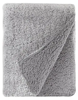 Zdjęcie produktu dla HOMLA Koc CALENTAR z melanżową szerpą szary 150x200cm