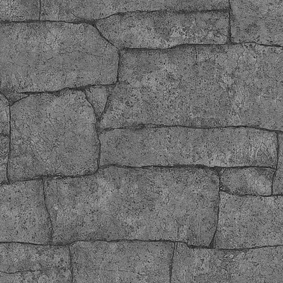 Produktbild von Strukturtapete 10297-47 Vliestapete Stein Beton 0.53 x 10.05 m Erismann Focus Grau