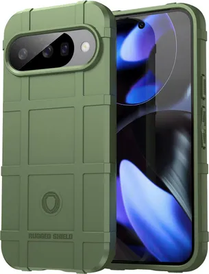 Produktbild von Mobigear Rugged Shield  Google Pixel 10 Hülle Flexibles TPU Backcover Stoßfest - Grün