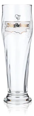 Produktbild von Dingslebener Bier Glas Weißbierglas Biergläser 0,3l Tulpe Relief längs