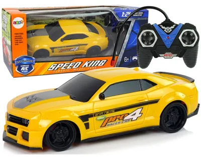 Zdjęcie produktu dla Zdalnie sterowany samochód sportowy 1:24 Racing żółty
