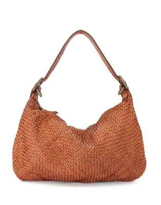 Produktbild von BZNA Bag Amelia Cognac Italy Designer Damen Handtasche Schultertasche Tasche