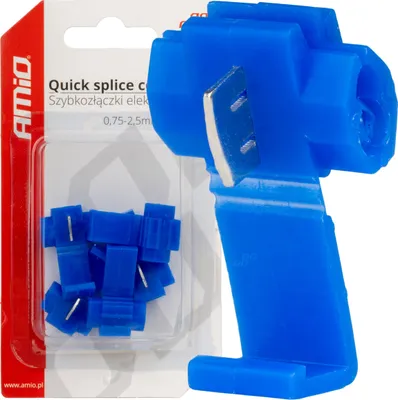 Imagen del producto de Conectores rápidos de derivación 0,75-2,5 mm2 15A 5 uds. blíster AMIO-02341