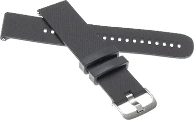 Produktbild von vhbw Ersatz Armband kompatibel mit Polar Vantage M Fitnessuhr, Smartwatch - 11,5 + 10,5 cm Silikon schwarz