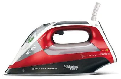 Obrázok produktu pre Solac CVG9611, Suché aj parné žehlenie, Nelepivá žehliaca plocha, 200 g/min, Čierna, Červená, Biela, 3000 W
