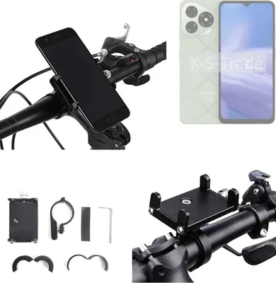 Produktbild von K-S-Trade Handyhalterung für das Fahrrad kompatibel mit Ulefone Note 19 Halter Lenkstange Fahrradhalterung Motorrad Bike Mount Befestigung Smartphone