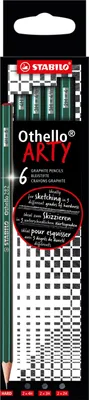 Produktbild von STABILO Othello "Hart" 6er Etui „ARTY"