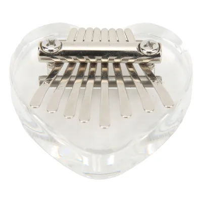 Produktbild von Herzförmiges Daumenklavier,Mini-Kalimba,Transparentes Kalimba,Daumenklavier,Fingerklavier,Kalimba