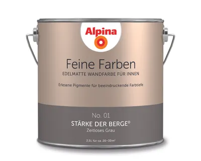 Produktbild von Alpina Feine Farben No. 01 Stärke der Berge® edelmatt 2,5 Liter