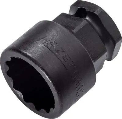 Produktbild von Hazet Schlag-Maschinenschrauber Steckschlüsseleinsatz 900SZ6-22, 1/2 (12,5 mm) Vierkant hohl, 24 mm Außen-Sechskant, Außen Doppelsechskant-Tractionsp