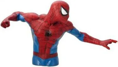 Produktbild von Monogram Int. Marvel Spardose Spider-Man (Metallic Version) 20 cm