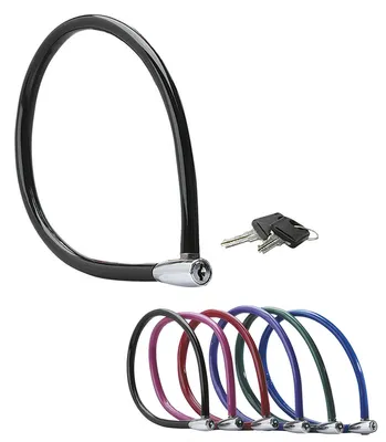 Produktbild von MASTER LOCK Fahrradschloss Kabelschloss [Schlüssel] [55 cm Stahlkabel] [Wetterfest] [Zufällige Farbe] 8630-F - Ideal für Fahrräder, Elektrisches Fahrradectric, Skateboards, Kinderwagen, Mähmaschine und andere Sportgeräte