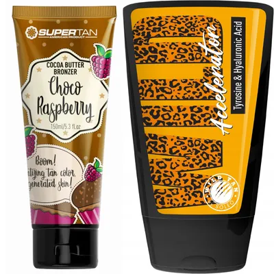 Produktbild von Supertan Choco Raspberry + Wild Tan Wild Accelerator