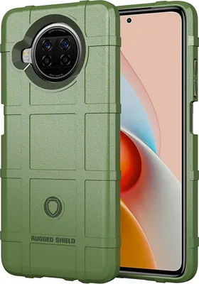 Produktbild von Xiaomi Mi 10i 5G Hülle, LaimTop Weich TPU Silikon Stossfest Anti-rutsch Tasche Heavy Duty Schutzhülle für Xiaomi Mi 10i 5G Grün