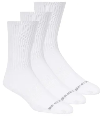 Produktbild von Skechers 3pk Uni Non Terry Crew S601102-100, Socken, Uni, Weiß