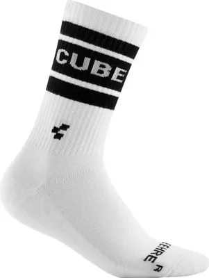 Produktbild von Cube After Race Lange Socken Weiß EU 36-39 Herren,Damen Weiß EU 36-39
