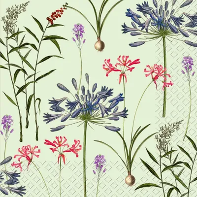 Produktbild von Lunchservietten Flora - 33 x 33 cm, 20 Stück, 1 St.