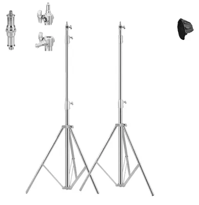 Image de Trépied, acier inoxydable, réglable en hauteur, bras seul