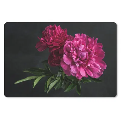 Produktbild von MuchoWow® Schreibtischunterlage Pfingstrosen - Stilleben - Rosa 60x40 cm - XXL Mauspad - Großes Mauspad