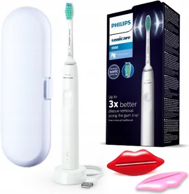 Produktbild von Philips | Schallzahnbürste - HX3671/13 - Weiß - Inklusive Etui - Effektive Zahnreinigung