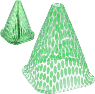 Immagine prodotto di 20 copripianta, protezione contro le lumache, protezione antigelo, A x L x P: 22 x 19 x 19 cm, copripianta in PET, verde/trasparente