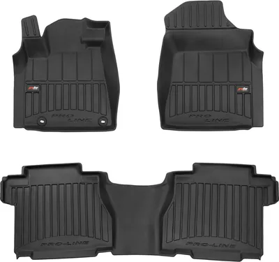 Image de OMAC Tapis de sol en caoutchouc pour Toyota Tundra CrewMax 2010-15 Noir Premium