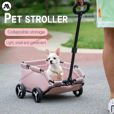 Immagine prodotto di Carrello per cani - Bicicletta con carrello per cani - Passeggino per cani - Trasportino per animali - Rimorchio per cani - Design leggero