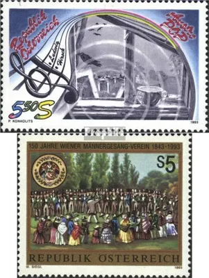 Produktbild von Briefmarken Österreich 1993 Mi 2106,2107 (kompl.Ausg.) postfrisch Sondermarken