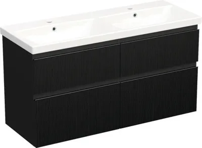 Obrázek produktu pro Koupelnová skříňka s umyvadlem Jungborn TRENTA 120 cm černá