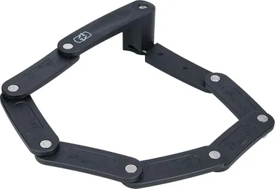 Produktbild von Kompaktes Falt-Schloss zur Fahrrad-Sicherung - 720mm Schwarz