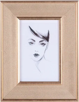 Zdjęcie produktu dla Złota ramka na zdjęcie, 17,5 x 22,5 cm
