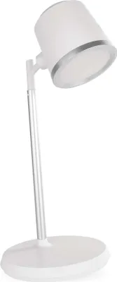 LED Schreibtischlampe ABBIE, wiederaufladbar, weiss