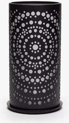 Produktbild von 4 Duni Kerzenhalter Billy, schwarz, Metall, 171487