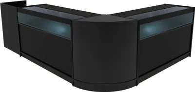 Immagine prodotto di Set di banconi illuminati a LED, modello CM60 + B1500 (2 pezzi) + TB60 – Colore: nero