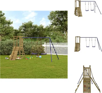 Produktbild von vidaXL Spielturm Imprägniertes Kiefernholz -  Schaukeln & Spieltürme